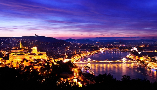 Sunset in Budapest