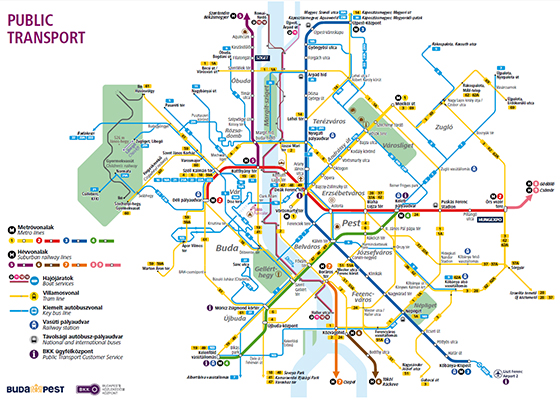 Transportation map